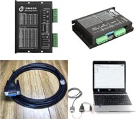 Cáp điều khiển lập trình Stepper Driver Leadshine DM856 Rs232 DB9 pin Female to Rj12 6p6c Male