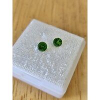 Cặp Diopside xanh kính 4 2li