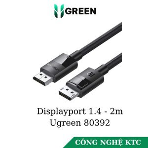 Cáp Displayport 1.4 dài 2m hỗ trợ 8K 60Hz Ugreen 80392