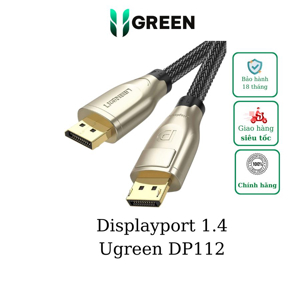 Cáp Displayport 1.4 dài 3m hỗ trợ 8K60Hz Ugreen 60844