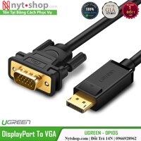 Cáp DisplayPort ra VGA full-HD 1080P Cao Cấp UGREEN DP105