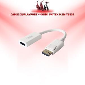 Cáp Displayport to HDMI Unitek Y-6332