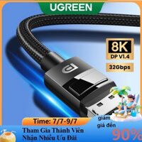 Cáp Displayport UGREEN 8K / 60Hz Displayport 1.4 cho Xiaomi Mi Box Tốc độ Hig 32.4Gbps cho cáp Displayport PC PUBG Gaming HD