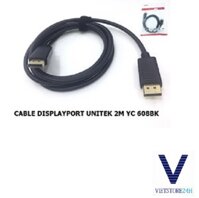 CÁP DISPLAYPORT Y-C608BK UNITEK - HÀNG CHÍNH HÃNG  - 3M