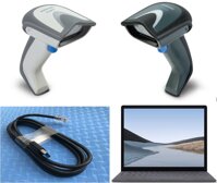 Cáp đọc mã vạch máy 90A052055 Connect Datalogic Gryphon I GD4430 Corded Handheld Laser Barcode With Computer Cable USB to RJ50/10pin