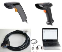 Cáp đọc mã vạch máy Argox AR-3100 Connect With Computer Rs232 Cable to RJ50/10pin and Power DV 5V