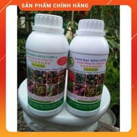 Cặp đôi đặc trị nấm, vi khuẩn Nano Bạc đồng và Nano Đồng Oxyclorua (500ml)