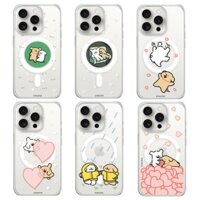 Cặp đôi Maltese Retriever Maxafe Jelly Hard Case iPhone 16 1514 Galaxy S24 S23