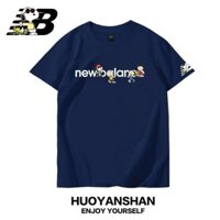 Cặp đôi mới Quần áo mùa hè thông thường Áo thun Cotton nguyên chất mặc đường phố Áo thun đa năng