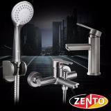 Cặp đôi sen tắm và vòi lavabo Inox304 Zento CB004