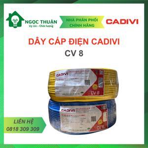 Cáp đồng CV-8mm2, 600V, Cadivi 56000153