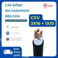 Cáp Đồng CXV 3×16 + 1×10 (  Cáp Treo Bện Dứa ) NH-CADIMOON