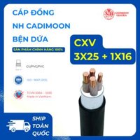Cáp Đồng CXV 3×25 + 1×16 (  Cáp Treo Bện Dứa ) NH-CADIMOON