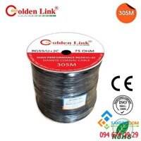 Cáp đồng trục Golden Link RG59/U+2C- taiwan