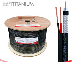 Cáp đồng trục liền nguồn Golden Link RG6/U+2C