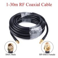 Cáp đồng trục RF 1-10M RG58 / 50-3 SMA Nam sang RP-SMA Nữ Dây nối dài cho Ăng-ten tăng cường tín hiệu khuếch đại di động 4G LTE
