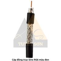 Cáp đồng trục Sino RG6 màu đen