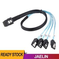 Cáp đột phá phía trước Mini SAS SFF-8087 36P Nam đến 4 SATA 7P Nữ ✨ [Jaelin.vn]