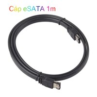 Cáp dữ liệu eSATA to eSATA 1m kết nối HDD 2.5 3.5 inch eSATA 7pin