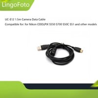 Cáp dữ liệu máy ảnh UC-E12 1.5m cho máy ảnh Nikon COOLPIX S550 S700 S50C S51