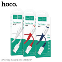 Cáp dữ liệu sạc Hoco X70 Ferry 2.4A cho iPhone