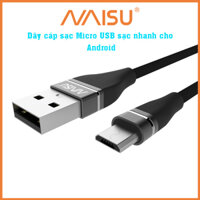 Cáp dữ liệu sạc nhanh 3A, NaiSu, với tùy chọn cổng Type-C và Micro, chiều dài 1M, 4 màu để lựa chọn, NS-3AID  1815 - Hàng nhập khẩu - Micro USB