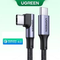 Cáp dữ liệu, sạc nhanh 60W Type-C bẻ góc 90 độ dài 1M Ugreen US255 50123 cao cấp