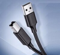 Cáp dữ liệu USB 2.0 cho máy in truyền dữ liệu từ máy tính ra máy in dài 5m Ugreen  10329 hàng chính hãng