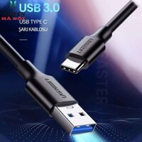 Cáp dữ liệu USB 3.0 sang Type-c truyền dữ liệu giữa máy tính và ổ cứng USB dài 2m Ugreen (20884)