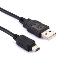 Cáp dữ liệu USB máy ảnh kỹ thuật số 12 chân Olympus FE140 / U830 / U840 / U850 / D425 / D435, Chiều dài: 1,5m