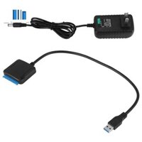 Cáp dữ liệu USB sang Sata, Cáp truyền động dễ dàng USB3.0 2,5 / 3,5 Inch Cáp chuyển đổi đĩa cứng Sata (Phích cắm US)