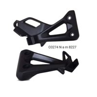 Cặp đùi pass nhôm gác chân sau WAVE RSX 110 đen zin Honda