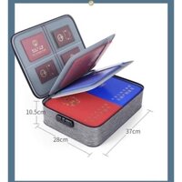 CẶP ĐỰNG HỒ SƠ GIẤY TỜ CÓ KHOÁ SỐ