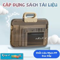 Cặp Đựng Sách Vở Tài Liệu Thiết Kế Trong Suốt Ngăn Chứa Rộng Rãi - Balo Đi Học Chất Liệu Nhựa PP Cao Cấp Bền Đẹp