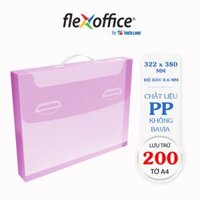 Cặp đựng tài liệu, hồ sơ A4 tiện lợi Thiên Long Flexoffice FO-DF002 - màu ngẫu nhiên