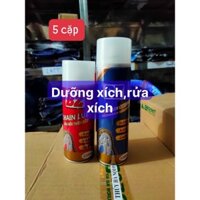 Cặp Dưỡng, rửa xích xe máy Bz