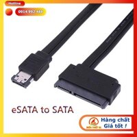 Cáp eSATA combo to SATA 2.5 HDD SSD hỗ trợ nguồn 12V Dùng cho máy tính PC, Laptop máy công nghiệp có cổng eSATA kết nối