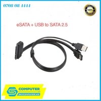 Cáp eSATA USB to SATA 2.5 HDD SSD 2.5