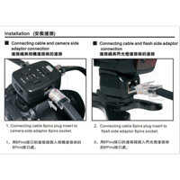 Cáp Flash Off-Camera Canon Camera TTL Cáp Thích Hợp Cho Canon 600EX 580EX Cáp Nối Dài Flash