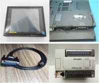 Cáp FX9GT-CABO điều khiển lập trình màn hình Mitsubishi Melsec A970 HMI Connect With FXCPU FX0, FX0S, FX0N, FX1S, FX1N, FX2N, FX2NC Rs422 Cable DB25 Pin male to Mini Din 8Pin Male