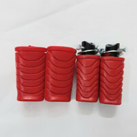 Cặp Gác chân Cao Su trước sau gắn mọi loại xe máy BẢO LONG RACING - đỏ