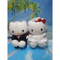 Cặp gấu bông kitty cô dâu chú rể