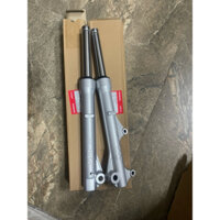 cặp giảm sóc trước ( phuộc trước ) xe wave s 110 , wave rsx 110 phanh dầu ( đĩa ) mầu bạc hàng honda