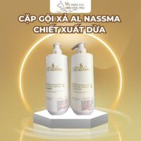 Cặp Gội Xả Al Nassma Chiết Xuất Dừa Phục Hồi Khô Xơ Cao Cấp Dành Cho Tóc Hư Tổn Mềm Mại 1000ml