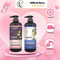 Cặp Gội - Xả Avaty Oganic Olive Oil Phục Hồi Hư Tổn Ngăn Rụng Tóc 800ML