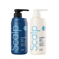 Cặp gội xả chăm sóc da đầu hương bạc hà dành cho da nhờn , da dầu Confume scalp care shampoo,hair pack 2 x 500ml