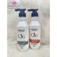 Cặp GỘI + XẢ chăm sóc tóc Collagen XPROS Biotin