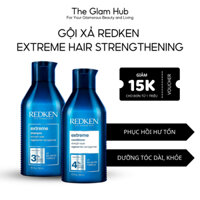 Cặp Gội Xả Cho Tóc Hư Tổn, Nuôi Dài Tóc, Thân Tóc Khoẻ REDKEN Extreme Hair Strengthening Shampoo For Damaged Hair