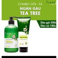 Cặp gội xả Fresh Organic trà xanh.