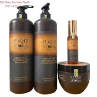 Cặp gội xả hấp & tinh dầu Argan Deluxe ( full Option )1000ml